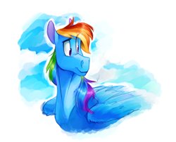 Size: 1300x1050 | Tagged: safe, artist:longmuzzlepony, imported from derpibooru, rainbow dash, pegasus, pony, female, solo
