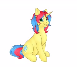 Size: 3493x3037 | Tagged: safe, artist:honiibree, imported from derpibooru, oc, oc only, oc:stormfall drizzle, pony, unicorn, cute, simple background, solo, white background