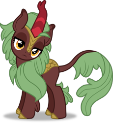 Size: 1511x1645 | Tagged: safe, artist:frownfactory, imported from derpibooru, cinder glow, summer flare, kirin, sounds of silence, .svg available, cute, emotionless, female, frown, head tilt, horn, lidded eyes, simple background, solo, svg, transparent background, vector