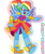 Size: 1024x1229 | Tagged: safe, artist:xxfluffypachirisuxx, imported from derpibooru, rainbow dash, equestria girls, legend of everfree, clothes, crystal guardian, crystal wings, dress, female, geode of super speed, magical geodes, ponied up, simple background, solo, transparent background