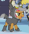 Size: 155x186 | Tagged: safe, imported from derpibooru, screencap, babs seed, earth pony, pony, wolf, one bad apple, season 3, animal costume, big babs wolf, clothes, costume, cropped, cute, female, filly, solo, wolf costume