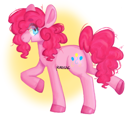 Size: 1322x1200 | Tagged: safe, artist:pkmngsc, imported from derpibooru, pinkie pie, pony, female, simple background, solo, transparent background