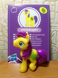 Size: 1620x2160 | Tagged: safe, imported from derpibooru, goldengrape, sir colton vines iii, pony, blind bag, blind bag card, irl, merchandise, official, photo, toy, wave 3