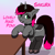 Size: 2200x2200 | Tagged: safe, artist:pony_prints<3, imported from derpibooru, oc, oc only, pony, blush sticker, blushing, clothes, heart eyes, maid, solo, wingding eyes