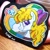 Size: 1609x1603 | Tagged: safe, artist:binkyt11, imported from derpibooru, surprise, pegasus, pony, 1983, 35th anniversary, 80s, adoraprise, bow, bust, cloud, cute, female, g1, g1 to g4, g2, g3, g3.5, g4, generation leap, hair bow, heart, logo, looking back, mare, signature, solo, starry eyes, surprise (g1), traditional art, wingding eyes
