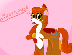 Size: 792x603 | Tagged: safe, artist:sprinklesmlp, imported from derpibooru, pony, crossover, ponified, solo, spottedleaf, warrior cats