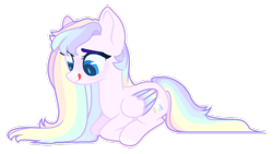 Size: 1024x576 | Tagged: safe, artist:m-00nlight, imported from derpibooru, oc, oc only, oc:rainy, pegasus, pony, base used, female, mare, prone, simple background, solo, transparent background