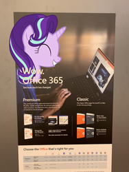 Size: 750x1000 | Tagged: safe, imported from derpibooru, starlight glimmer, pony, meme, microsoft, microsoft office, wow! glimmer
