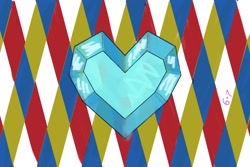 Size: 1200x800 | Tagged: safe, artist:sixes&sevens, imported from derpibooru, abstract background, crystal heart, cutie mark, inktober, inktober 2018, no pony