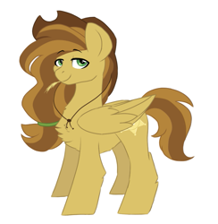 Size: 763x783 | Tagged: safe, artist:piidorenko, artist:vovanpetuh, imported from derpibooru, oc, oc:hayloft, pegasus, pony, cowboy hat, female, hat, magical gay spawn, mare, offspring, parent:braeburn, parent:soarin', parents:soarburn, simple background, straw in mouth, white background