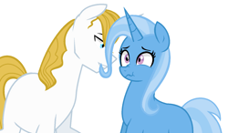 Size: 1418x826 | Tagged: safe, artist:neighsay, imported from derpibooru, prince blueblood, trixie, bluetrix, female, male, shipping, straight