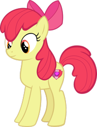 Size: 1024x1341 | Tagged: safe, artist:davidpinskton117, imported from derpibooru, apple bloom, pony, female, older, simple background, solo, transparent background, vector