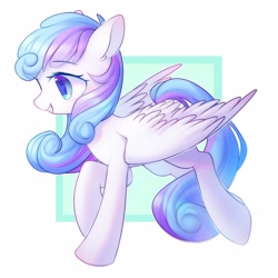 Size: 2500x2500 | Tagged: safe, artist:leafywind, imported from derpibooru, oc, oc only, pegasus, pony, female, mare, smiling, solo