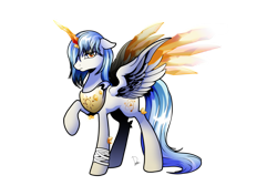 Size: 3507x2480 | Tagged: safe, artist:dormin-dim, artist:dormin-kanna, imported from derpibooru, oc, oc only, oc:crystal, alicorn, pony, alicorn oc, commission, female, mare, simple background, solo, transparent background