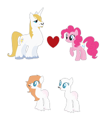 Size: 1181x1345 | Tagged: safe, artist:ilovemlp18, imported from derpibooru, pinkie pie, prince blueblood, oc, bluepie, family, female, male, parents:bluepie, simple background, straight, transparent background