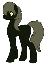 Size: 598x854 | Tagged: safe, artist:piñita, imported from derpibooru, oc, oc only, oc:tecdom, earth pony, pony, blank flank, cyrillic, simple background, solo, vector, white background