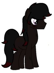 Size: 366x496 | Tagged: safe, artist:piñita, imported from derpibooru, oc, oc only, oc:night stalker, earth pony, pony, simple background, soldier, solo, vector, white background