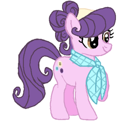 Size: 389x405 | Tagged: safe, artist:qjosh, imported from derpibooru, suri polomare, earth pony, pony, ascot, clothes, female, simple background, solo, white background