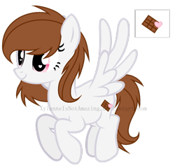 Size: 1024x981 | Tagged: safe, artist:xylenneisnotamazing, imported from derpibooru, oc, oc only, oc:chocolate hearts, pegasus, pony, female, mare, simple background, solo, transparent background