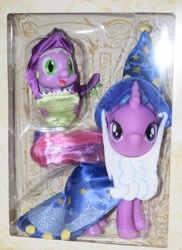 Size: 3330x4572 | Tagged: safe, imported from derpibooru, spike, twilight sparkle, pony, unicorn, luna eclipsed, season 2, eclipse, nightmare night, toy