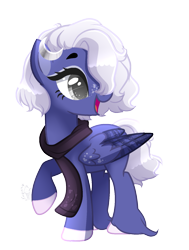 Size: 1219x1613 | Tagged: safe, artist:sugaryicecreammlp, imported from derpibooru, oc, oc only, oc:moonlight, pegasus, pony, clothes, female, mare, scarf, simple background, solo, transparent background