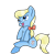 Size: 3000x3000 | Tagged: safe, artist:rainbowtashie, imported from derpibooru, apple cider (character), earth pony, pony, apple cider (g4), apple family member, background pony, bow, female, hair bow, mare, simple background, solo, transparent background