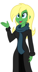 Size: 328x617 | Tagged: safe, artist:wubcakeva, imported from derpibooru, oc, oc only, oc:northbridge, oc:south tower, equestria girls, clothes, equestria girls-ified, equestria guys, female, male, open mouth, pants, rule 63, scarf, simple background, solo, transparent background