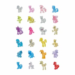 Size: 1500x1500 | Tagged: safe, imported from derpibooru, applejack, big macintosh, carrot cake, cheerilee, cheese sandwich, cup cake, dj pon-3, flam, fleetfoot, flim, fluttershy, granny smith, maud pie, minuette, misty fly, pinkie pie, princess cadance, rainbow dash, rainbow swoop, rarity, spectrum, star swirl the bearded, starlight glimmer, trixie, twilight sparkle, twinkleshine, vinyl scratch, alicorn, earth pony, pony, unicorn, best gift ever, blind bag, flim flam brothers, official, toy, twilight sparkle (alicorn)