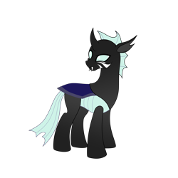 Size: 4000x4000 | Tagged: safe, artist:darkstorm mlp, imported from derpibooru, oc, oc only, oc:maxilla, changedling, changeling, male, simple background, solo, transparent background, white changeling