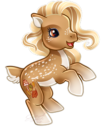 Size: 688x850 | Tagged: safe, artist:conphettey, imported from derpibooru, oc, oc only, deer pony, original species, pony, cute, g3, i can't believe it's not hasbro studios, simple background, solo, transparent background