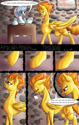 Size: 811x1280 | Tagged: safe, artist:masterofintrigue, imported from derpibooru, spitfire, oc, oc:sweet dreams, comic:apocalyponies, comic