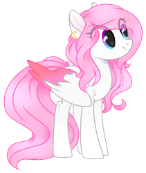 Size: 1048x1244 | Tagged: safe, artist:angelamusic13, artist:teepew, imported from derpibooru, oc, oc only, oc:angela music, pegasus, pony, base used, female, mare, simple background, solo, transparent background, two toned wings