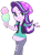 Size: 771x1037 | Tagged: safe, artist:didgereethebrony, edit, imported from derpibooru, starlight glimmer, equestria girls, belly, belly button, big belly, chubby, chubby glimmer, fat, fat edit, female, food, ice cream, shrug, simple background, solo, starlard glimmer, transparent background