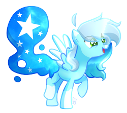 Size: 1405x1252 | Tagged: safe, artist:sugaryicecreammlp, imported from derpibooru, oc, oc only, pegasus, pony, augmented tail, female, mare, simple background, solo, transparent background