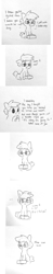 Size: 1280x6466 | Tagged: safe, artist:tjpones, imported from derpibooru, oc, oc only, oc:tjpones, earth pony, hamster, pony, ..., :o, animal, box, comic, dead, death, dialogue, floppy ears, glasses, hoof hold, lidded eyes, lineart, looking down, loss, male, monochrome, open mouth, pet, sad, simple background, sitting, sketch, smiling, solo, stallion, traditional art, white background, younger