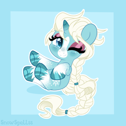 Size: 3000x3000 | Tagged: safe, artist:dreamyeevee, imported from derpibooru, oc, oc only, oc:snow spell, pony, solo