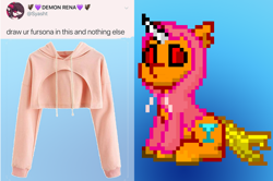 Size: 1728x1149 | Tagged: safe, artist:torpy-ponius, imported from derpibooru, oc, oc:drunk n ugly, oc:drunknugly, meme, pink sweater, sweater meme