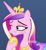 Size: 424x465 | Tagged: safe, imported from derpibooru, screencap, princess cadance, alicorn, pony, best gift ever, blushing, cropped, crown, discovery family logo, female, hoof shoes, jewelry, mare, regalia, solo, tiara