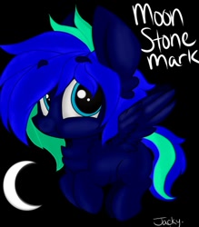 Size: 412x470 | Tagged: safe, artist:jacky, imported from derpibooru, oc, oc:moonstone mark, pony, chibi, cute, male, stallion