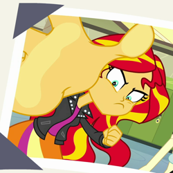 Size: 740x740 | Tagged: safe, imported from derpibooru, screencap, sunset shimmer, equestria girls, equestria girls series, forgotten friendship, angry, cropped, female, solo