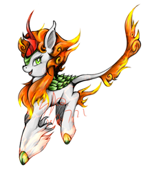 Size: 559x631 | Tagged: safe, artist:thurder2020, deleted from derpibooru, imported from derpibooru, autumn blaze, kirin, sounds of silence, signature