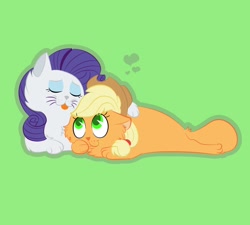 Size: 1200x1080 | Tagged: safe, artist:amethystcutey, imported from derpibooru, applejack, rarity, cat, applecat, catified, cute, female, jackabetes, lesbian, raribetes, raricat, rarijack, shipping, species swap