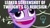 Size: 1920x1080 | Tagged: safe, editor:useraccount, imported from derpibooru, twilight sparkle, alicorn, pony, best gift ever, chalkboard, faic, fake, female, funny, funny face, g5, g5 concept leaks, image macro, joke, meme, pudding face, solo, text, twilight sparkle (alicorn)