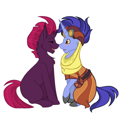 Size: 937x869 | Tagged: safe, artist:neighsay, imported from derpibooru, hoo'far, tempest shadow, my little pony: the movie, road to friendship, crack shipping, female, male, shipping, straight, temp'far