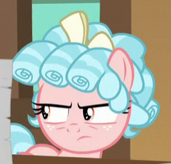 Size: 247x236 | Tagged: safe, imported from derpibooru, screencap, cozy glow, pegasus, pony, school raze, cozy glow is not amused, cropped, female, filly, foal, solo