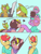 Size: 768x1024 | Tagged: safe, artist:mattdrawstoons, artist:zeebs, imported from derpibooru, oc, oc only, oc:arliel, oc:plasma heart, oc:red dive, earth pony, pony, unicorn, afro, amputee, augmented, broken horn, comic, cyoa, cyoa:space frontier, description is relevant, dialogue, patreon, patreon reward, prosthetic limb, prosthetics, space, story included