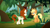 Size: 1920x1080 | Tagged: safe, imported from derpibooru, screencap, applejack, autumn blaze, earth pony, kirin, pony, sounds of silence, spoiler:s08, animation error, blazebutt, butt, discovery family logo, jungle, path, plot, tree, vine