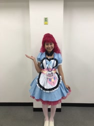 Size: 900x1200 | Tagged: safe, imported from derpibooru, pinkie pie, human, equestria girls, clothes, cosplay, costume, irl, irl human, japan ponycon, photo, pony festa