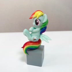 Size: 1024x1022 | Tagged: artist needed, safe, imported from derpibooru, rainbow dash, pegasus, pony, female, figurine, mare, solo