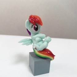 Size: 1024x1022 | Tagged: artist needed, safe, imported from derpibooru, rainbow dash, pegasus, pony, female, figurine, mare, solo